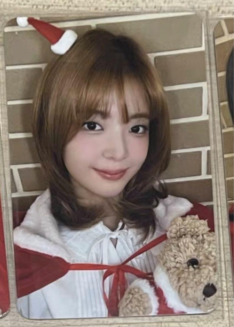 

[USED] itzy GOLD makestar Christmas bonus trading card rear