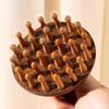 Wooden Scalp Massager Brush Portable Hair Growth Head Relaxation Massage Tool Men Women Wet Dry Hair Scalp Care Scrubber Gua Sha Brush