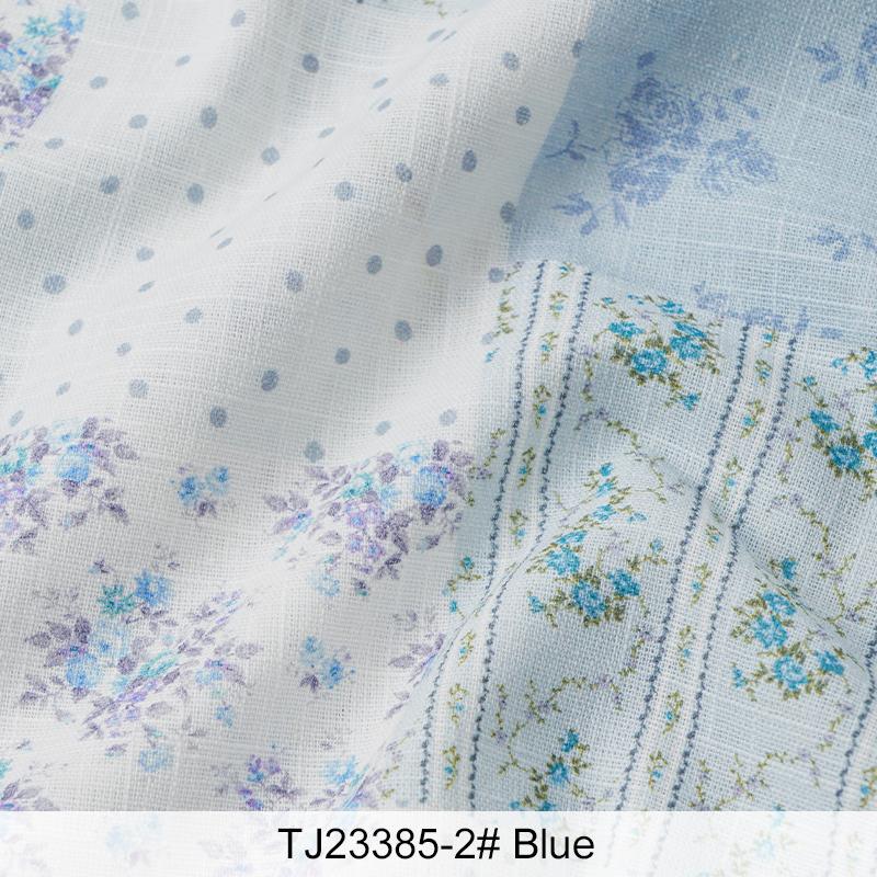 

0.5m/1m/2m French Style Pure Cotton Small Floral Fabric for Dresses Pillows Door Curtains Tablecloth Handmade DIY Sewing Fabrics 50x145cm