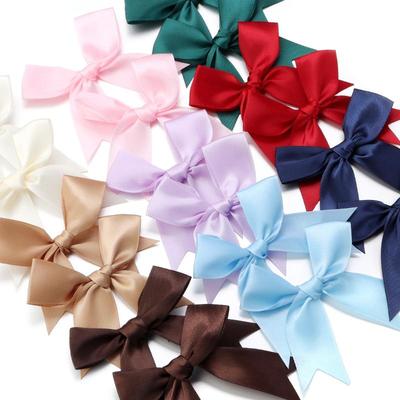 20Pcs/pack 25mm Decorative Ribbon Bow Gift Packaging Bowknot Handicrafts Birthday Wedding Decorations DIY Craft Material