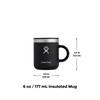 Closeable Coffee Mug, 6oz (177ml) Surf Design, Insulated for Hot or Cold Drinks (Official Japanese Product)