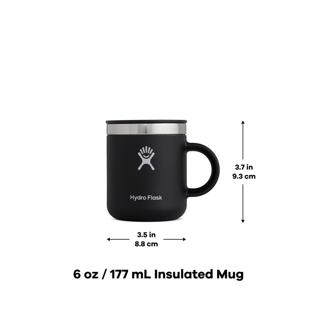 Closeable Coffee Mug, 6oz (177ml) Surf Design, Insulated for Hot or Cold Drinks (Official Japanese Product)