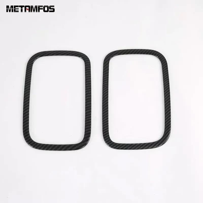 Rear Fog Light Lamp Cover Trim For Hyundai Venue - 2024 2025 Carbon Fiber Foglight Bumper Protector Exterior Accessories