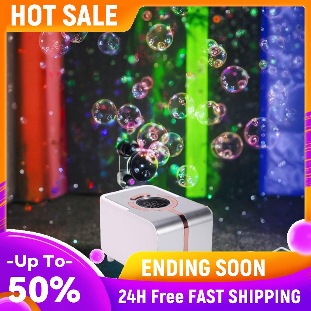 

Bubble Machine with LED Lights Automatic Bubble Blower 20000+ Bubbles Per Minute Bubble for Indoor Outdoor Birthday Party China Mainland