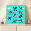 Colorful Stitch Friends 5D Round Diamond Painting Kit Diamond Embroidery Painting Rhinestones Mosaic Frameless Handwork Decoration Arts