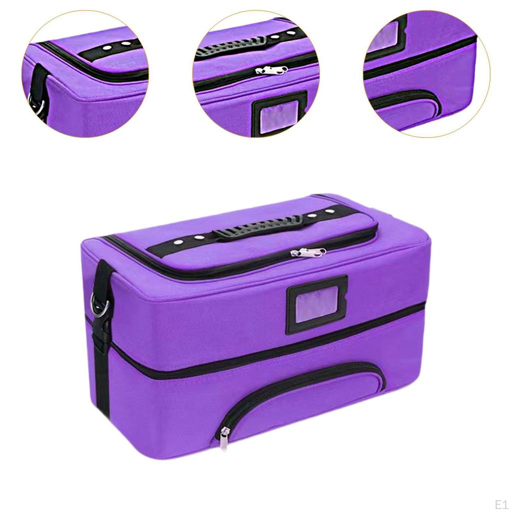 Makeup Bag Make Up Organizer Waterproof,with Divider,Professional,Makeup Case,Nail Polish
