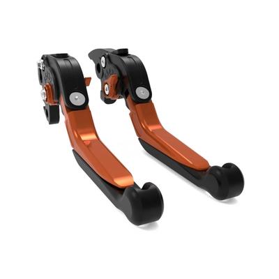 Motorrad Brems-/Kupplungshebel Passend für MT125 XSR125 YZF-R125 2021-2023 Verstellbar Klappbar