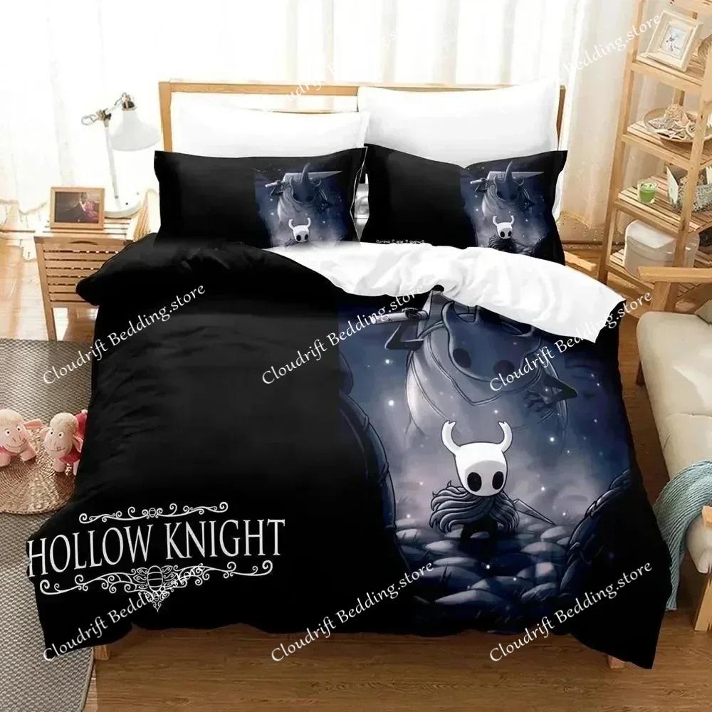 3D Print Hollow Knight Game Bedding Set Duvet Cover Bed Set Quilt Cover Pillowcase Comforter king Queen Boys Adult Bedding Set