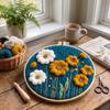 Needle Felting Kit for Beginners with Embroidery, Wool Painting Set for Home Decor