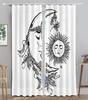 Tarot Mandala Spiritural Vibrant Window Panel Drapes in Children Bedroom Living Room Hall Treatments Kitchen Decoration Drapes Blinds