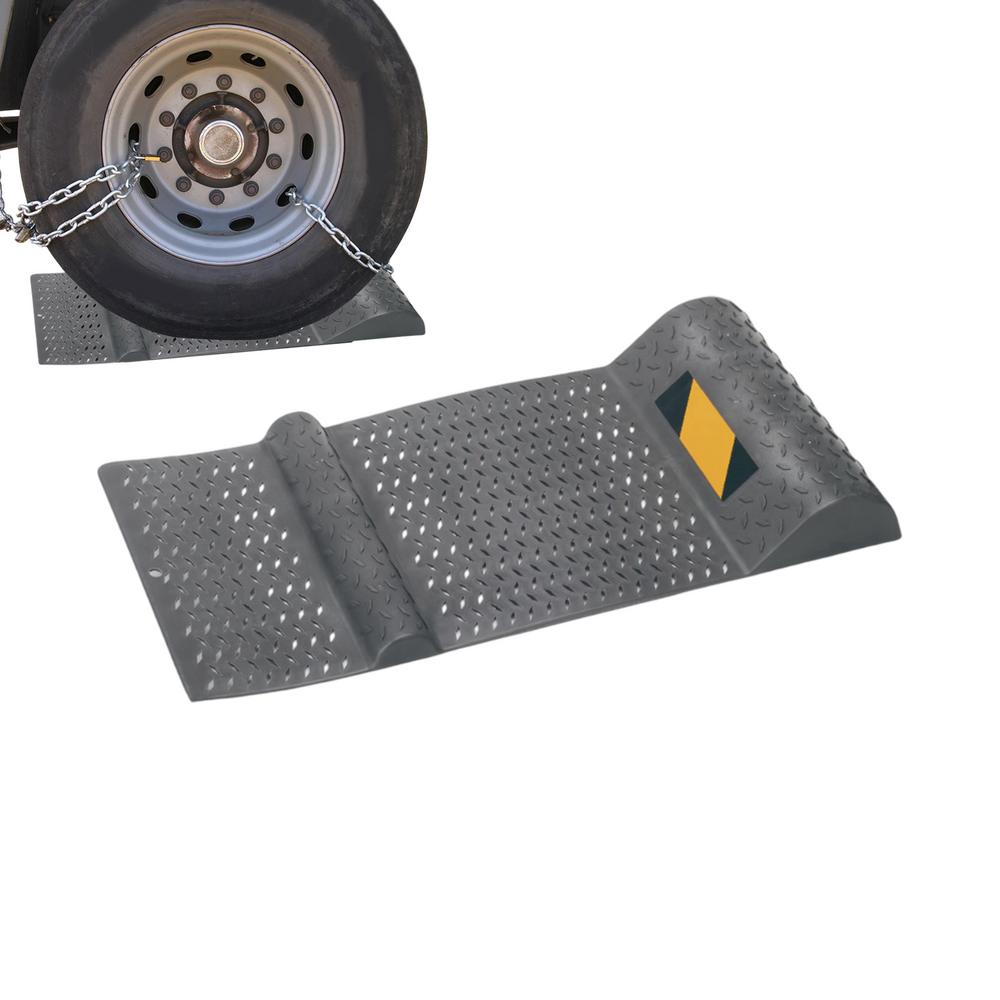 Tapis de stationnement antidérapant pour garage Choc de roue automatique Butée de positionnement Tampons Aide au stationnement de garage Bouchon de pneu automatique Accessoires de stationnement