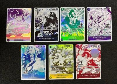 ONE PIECE Card 4th Anniversary Four Emperors Treasure Complete Set 7 JP