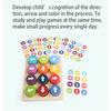 Baby Montessori Wooden Toys Color Direction Sensory Board Arrow Matching Game Logical Thinking Training Educational Blocks Toys