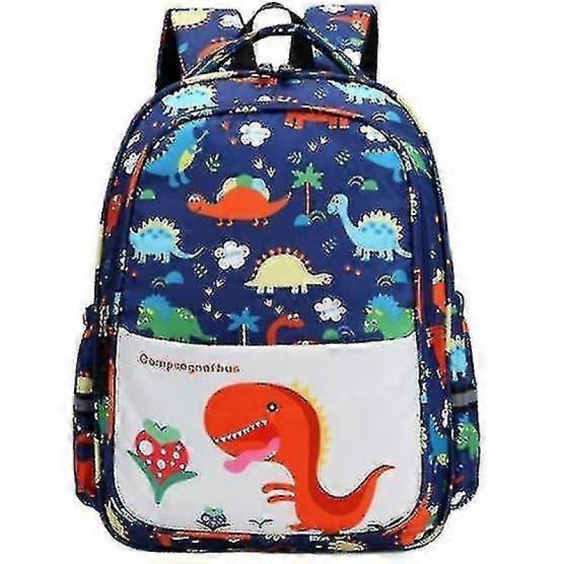 Children's Backpack Men And Women Cute Cartoon Dinosaur Schoolbag Pupils Waterproof Bag S
