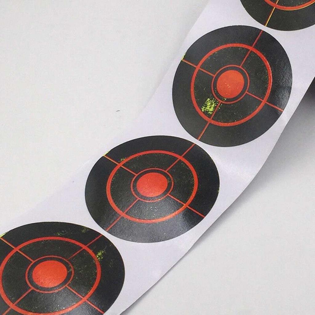250pcs/roll Shooting Reaction Target Sticker Sticky Target Splash Archery Bow Shooting Practice