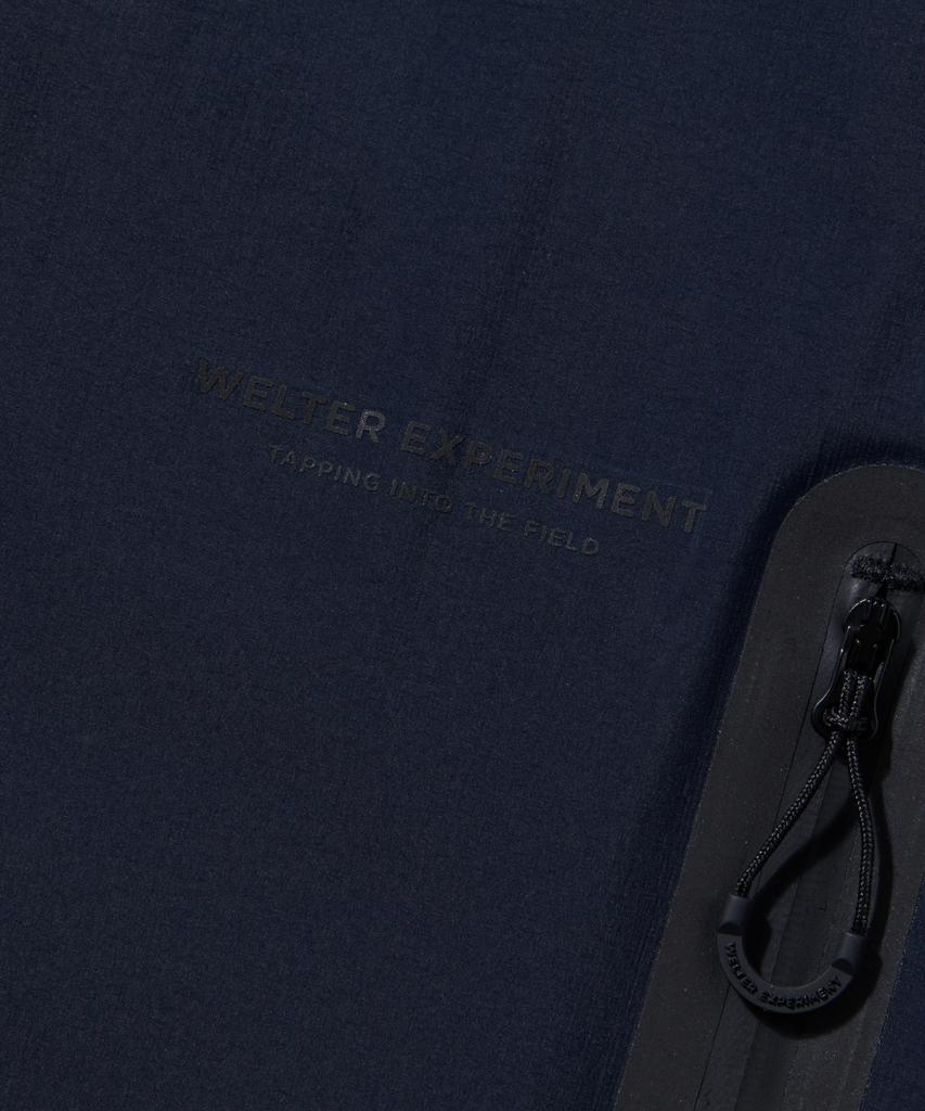 Welter Experiment Wol027_3Layer Seamsealing Stand Shell Jacket_Navy