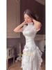 2025 Spring Sweet Style Short Sleeve Silky Elegant Women's Fashion Dress