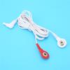 0.09in Electrode Lead Wires 59 Inches 2?In?1 Red White Button Type Electrode Lead Cable