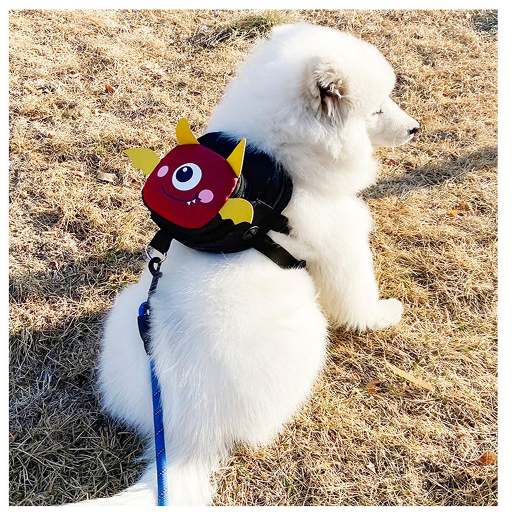 Outdoor Pet Bag, Snack Bag, Cute Storage Bag For Pet To Carry  Their Own, Can Hang A Leash