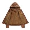 Winter Warm Women Short Coat Leather Jacket Zipper Tops Overcoat Outwear