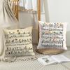 Sheet Music Design Cushion Cover Soft Plush Throw Pillow Cover | Double-Sided Decorative Cushion Case | Sofa Bedroom Home Decor