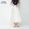 Peacebird Geplooide Hoge Taille Lange Rok AAGFG211T