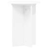 Plant Stand 2 Pcs White Ø29.5 X 40 Cm Engineered Wood