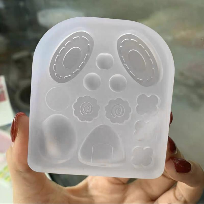 Silicone Lunch Box Molds Bento Box Accessories Resin Molds Food Fruit Epoxy Casting Mold DIY Craft Crafting Game Molds