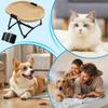 Elevated Cat Bed Foldable Soft Hammock Indoor Camping Cat Cot Beds For Small Medium Kitten Puppy Indoor Outdoor Home Garden