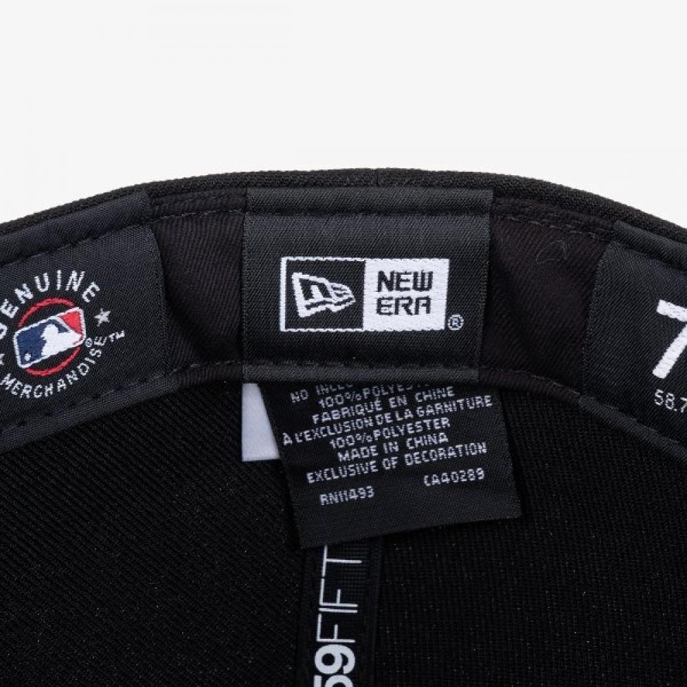New Era Mlb New York Yankees Basic Fitted Cap Black Black 11591128