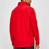 Adidas Originals Trefoil Striped Loose Hoodie Jacket Men Outerwear Light-Scarlet ED6083