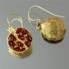 Fashion Earrings Dangle Stud Earrings Pomegranate Design Lightweight Metal Alloy Jewelry for Women Everyday Wear