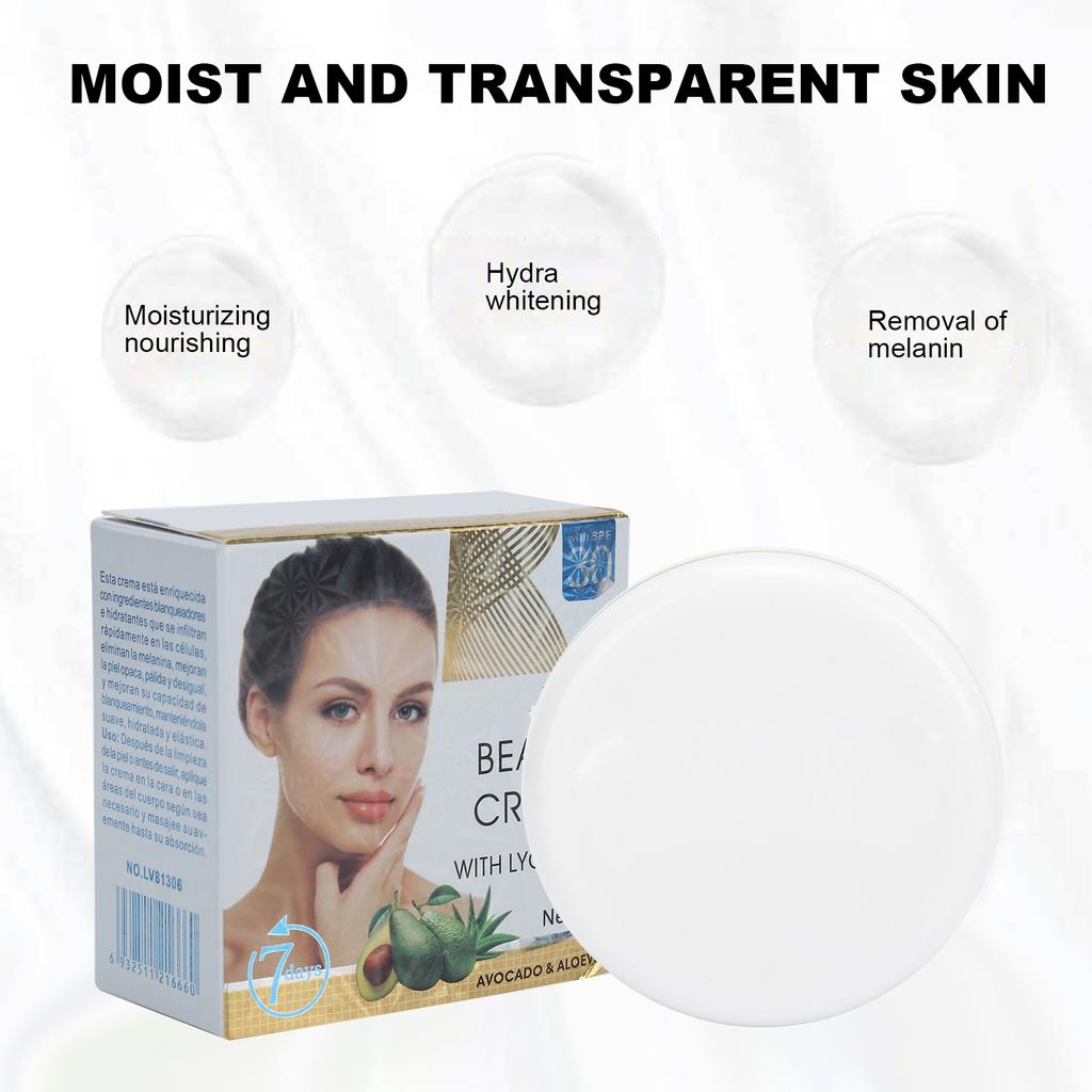 Livepro 30g Damen Gesichtsaufhellungscreme Aufhellende Gesichtsfeuchtigkeitspflege Schönheitsgesichtscreme