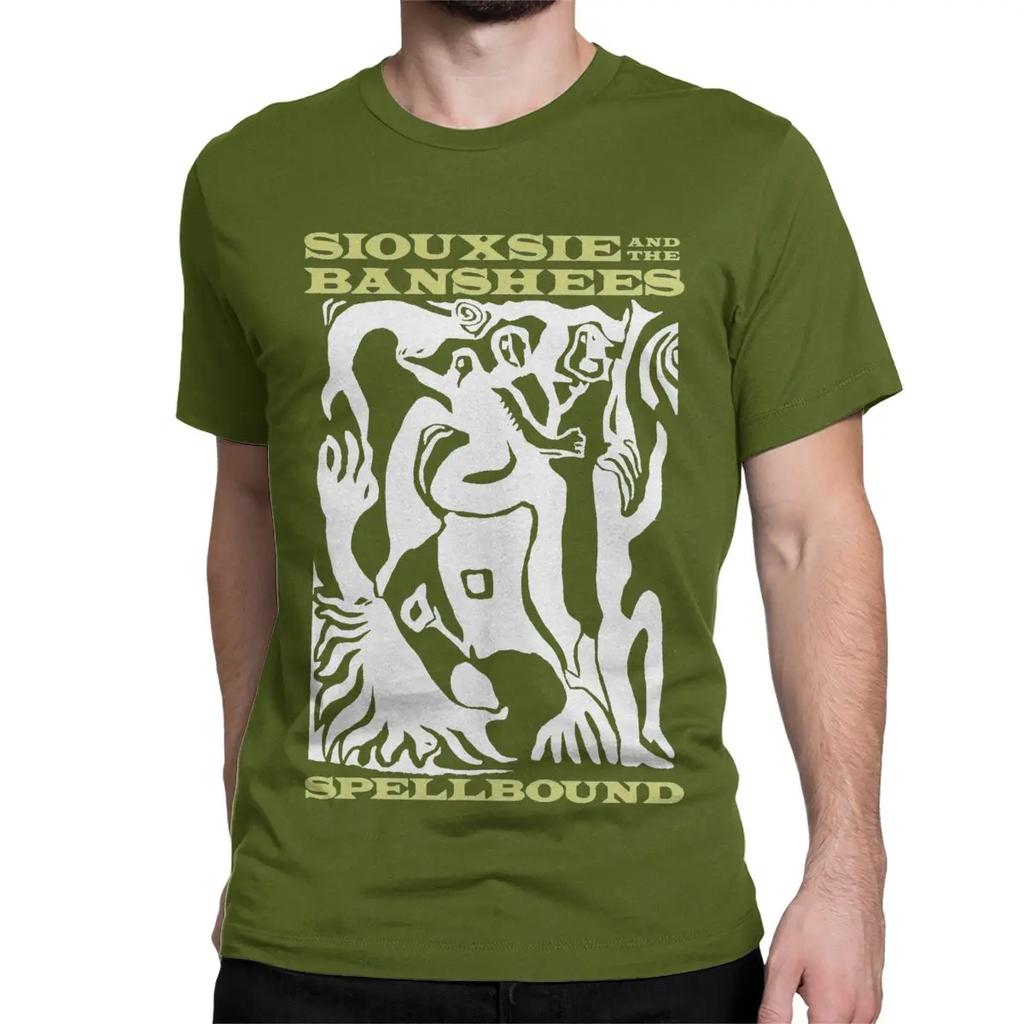 Men Women Spellbound Rock Music Gothic T Shirt Siouxsie And The Banshees Cotton Clothes Novelty Tees Plus Size T-Shirts