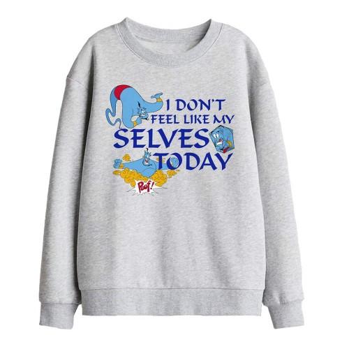 Aladdin Childrens/Kids I DonÂ´t Feel Like My Selves Today Genie Sweatshirt