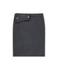 Iuga Makaras Belted Bag Midi Skirt (Dark Gray)