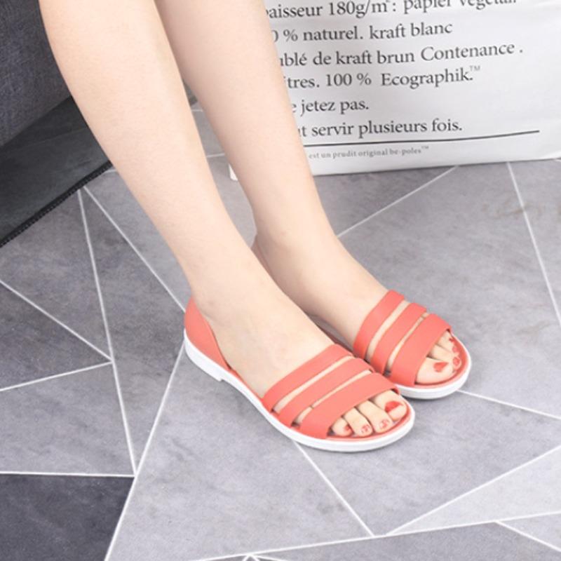 Summer Flat Sandals and Slippers Seaside Beach Shoes Flat Casual Women's Slippers
