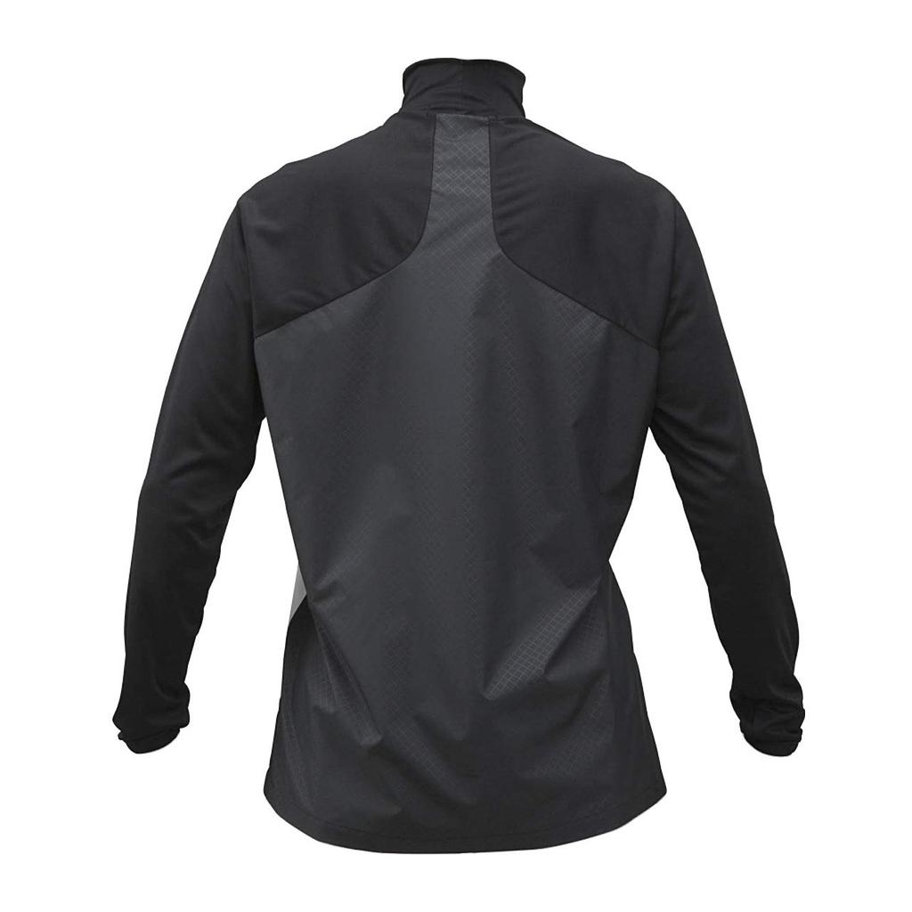 Mizuno Long Sleeve High Neck Training Jacket Size Black X White Medium Undershirt, 12JE8J32, (09),
