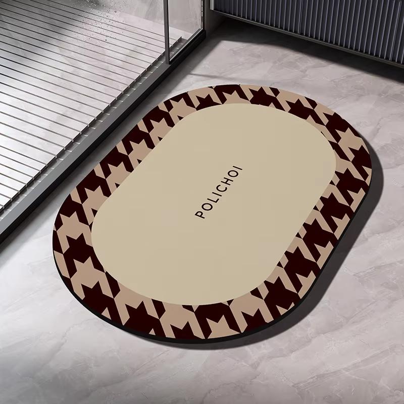 Cute Rabbit Floor Mat Bathroom Mat Door Mat Non-Slip Mat Toilet Floor Rug  Bathtub Floor Mat Welcome Mat