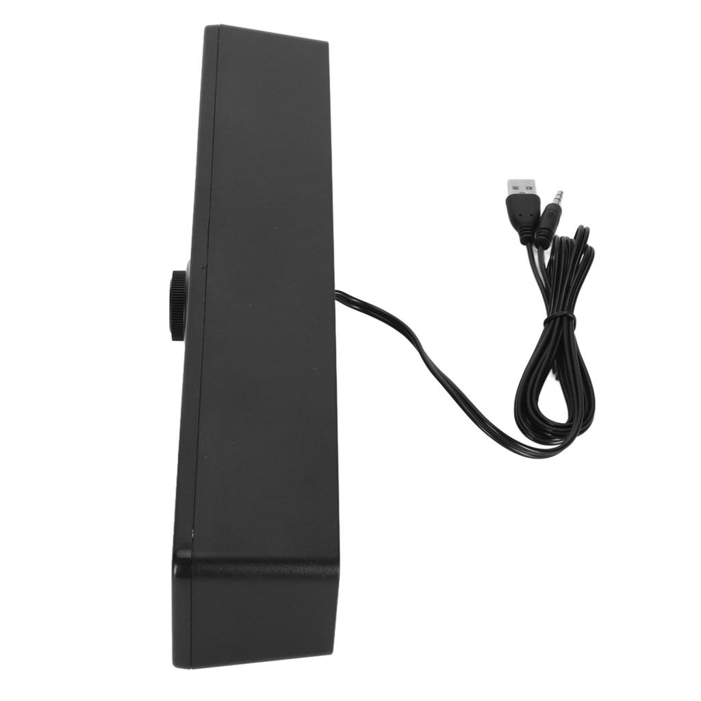 Computer Speakers Wired USB Desktop Soundbar HiFi Clear Sound Volume Knob Mini Speaker for PC Laptop Tablet for PS5