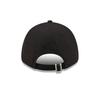 New Era 940 9FORTY Adjustable One Size Fits Polyester Baseball and Black with Silver Outline Cap, All, Cap, Men's Women's, Gender-Free, [Used]