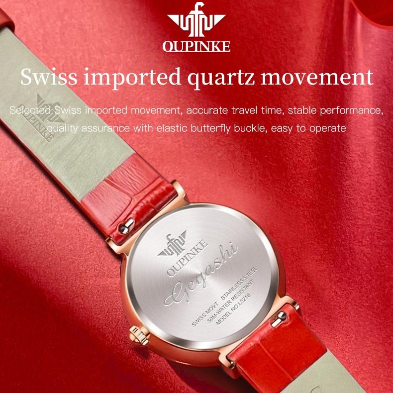 OUPINKE Brand Watches Fashion Full Star Flash Diamond Waterproof Quartz Watch Women's Watch Women's Watch