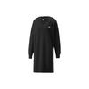Long Sleeved Dresses Women's Black V Neck Moderate Mid Length 535406-01
