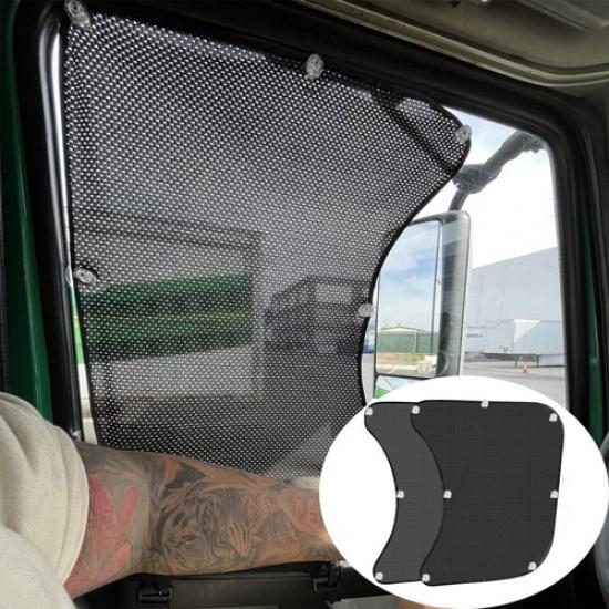 2x For Freightliner Cascadia Tractor Truck Side Window Sun Shade UV Block Cover