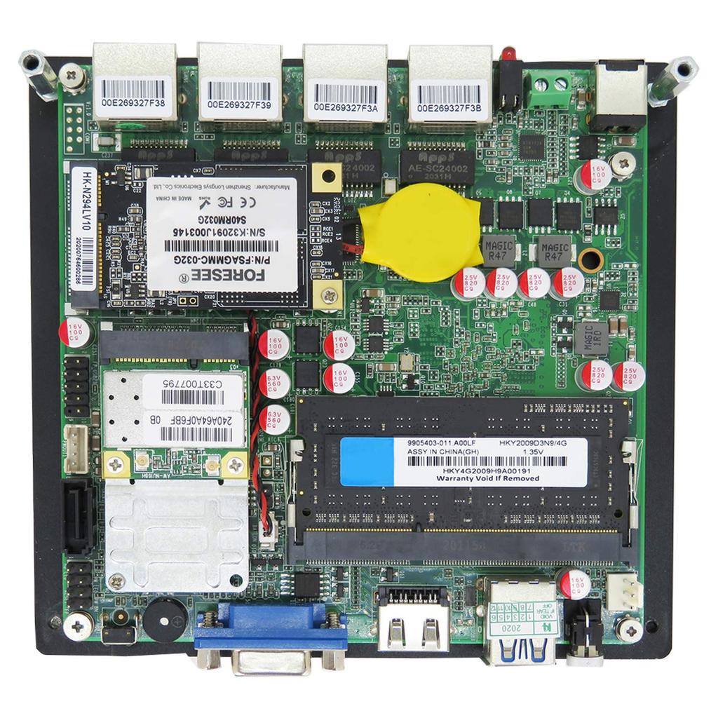 Skynew Mini Nearly 4 Low Power Intel Pentium 4GB 64GB No Compact Computer for Server 4 LANs In 2025 New Specification PC, Fanless, Silent,