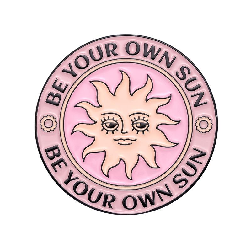Alphabet Adorable Pink Brooch Geometric Design Cartoon Style Ideal For All Gender Backpacks