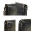 Used 11828 Itauba Scritto Long Zip Wallet 7940 Old Logo Black Zip Around Calligraphy Nero Grigio Men's from Japan