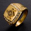 European and American Logo Rings, Men's Rings, Hip-hop Fashion Accessories