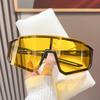 New Outdoor Sports Riding Windproof Sunshade Mirror Sunglasses for Men Women Large Frame Slimming