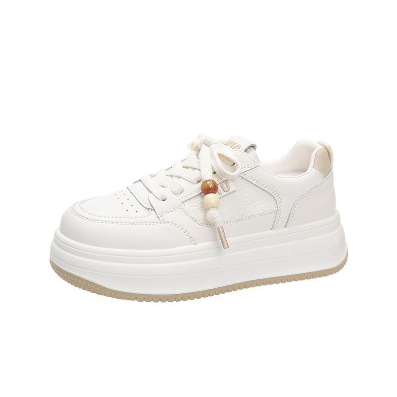 Leather Little White Shoes Children's Shoes Versatile Platform Student Board Shoes Autumn New Casual Sports Shoes
